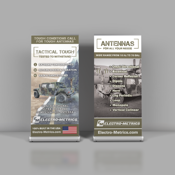 Electro Metrics Retractable Banners