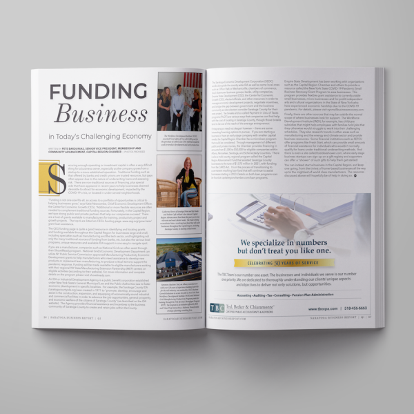 Saratoga Business Report Q1 2022 magazine